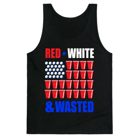 Red, White & Wasted Tank Top