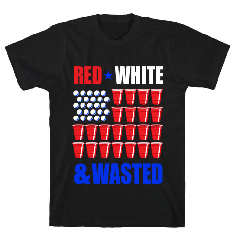 Red, White & Wasted T-Shirt