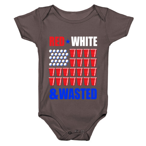 Red, White & Wasted Baby One-Piece