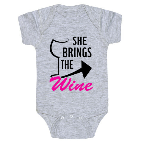 She Brings the Wine Pt.1 (Tank) Baby One-Piece