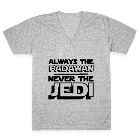 Never The Jedi V-Neck Tee Shirt