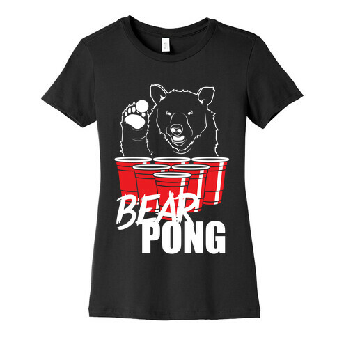 Bear Pong Womens T-Shirt