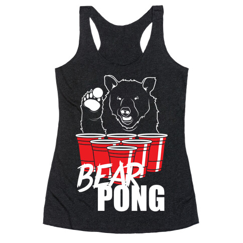 Bear Pong Racerback Tank Top