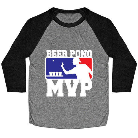 Beer Pong MVP Baseball Tee