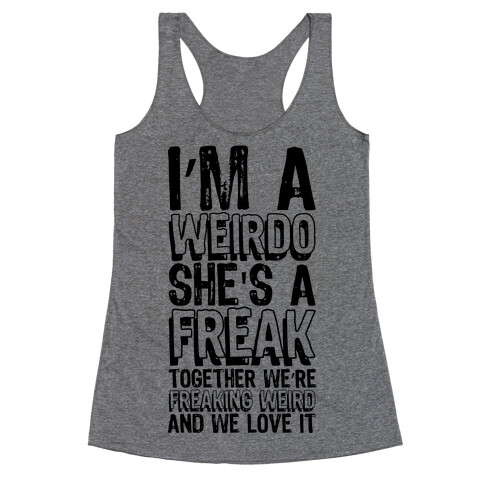 Weirdo Racerback Tank Top