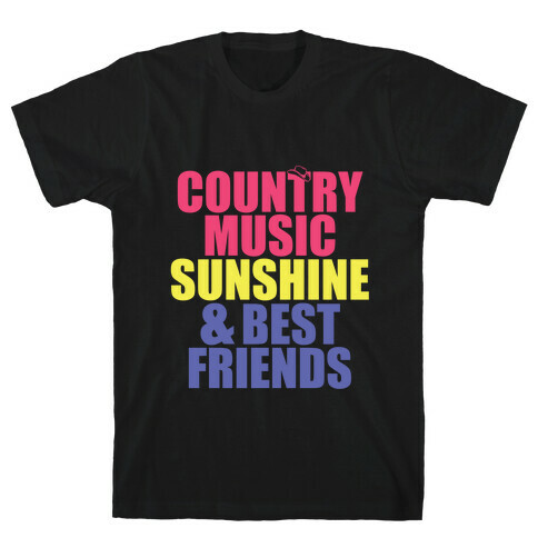 Music, Sun, Friends T-Shirt