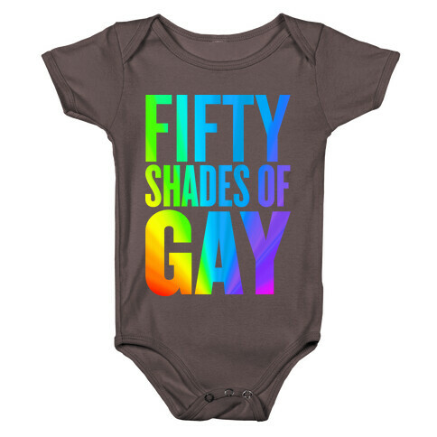 Fifty Shades of Gay Baby One-Piece