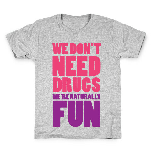 We're Naturally Fun (Tank) Kids T-Shirt