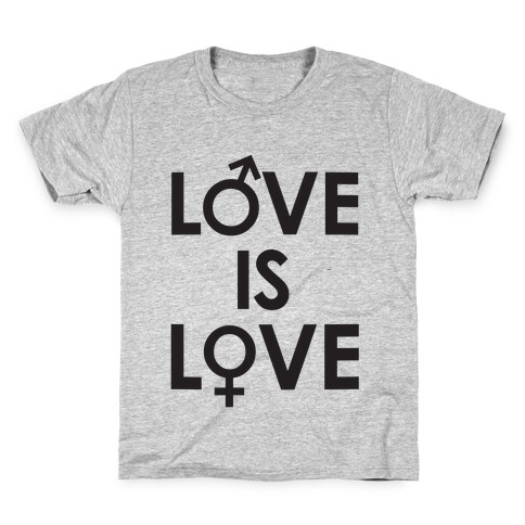 Love is Love (equality design) Kids T-Shirt