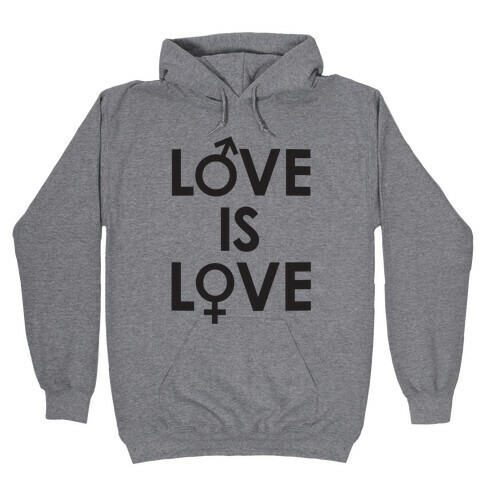 Love is Love (equality design) Hooded Sweatshirt