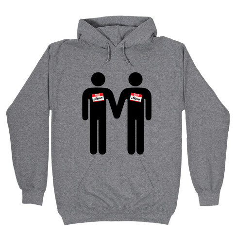 Adam and Steve Hooded Sweatshirt