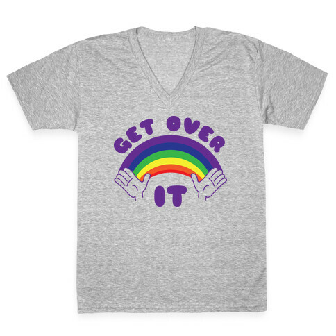 Get Over It V-Neck Tee Shirt