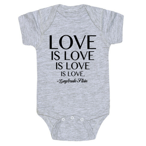 Love is Love Baby One-Piece