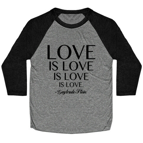 Love is Love Baseball Tee