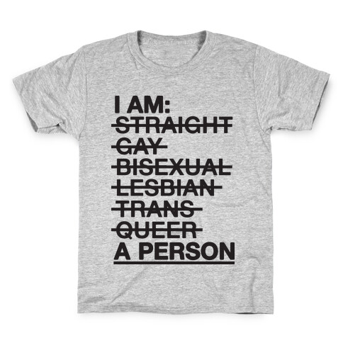 I am a Person Kids T-Shirt