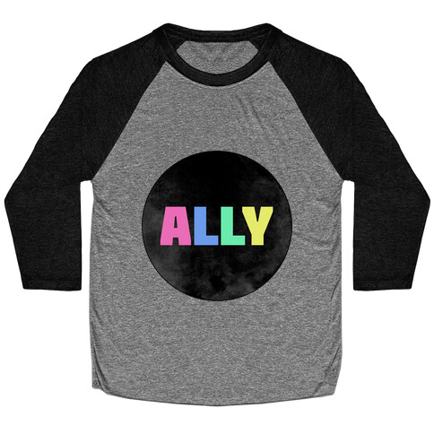 Proud Ally Baseball Tee