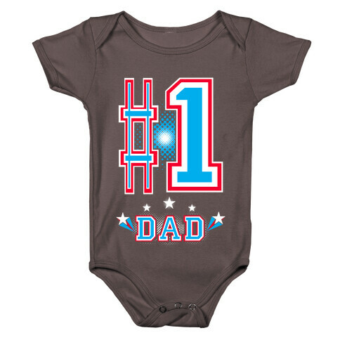 #1 DAD Baby One-Piece
