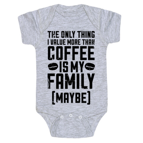 Coffee Value  Baby One-Piece