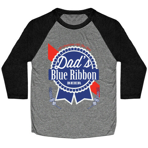 Dad's Blue Ribbon Baseball Tee