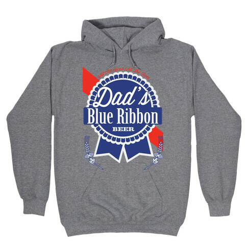 Dad's Blue Ribbon Hooded Sweatshirt