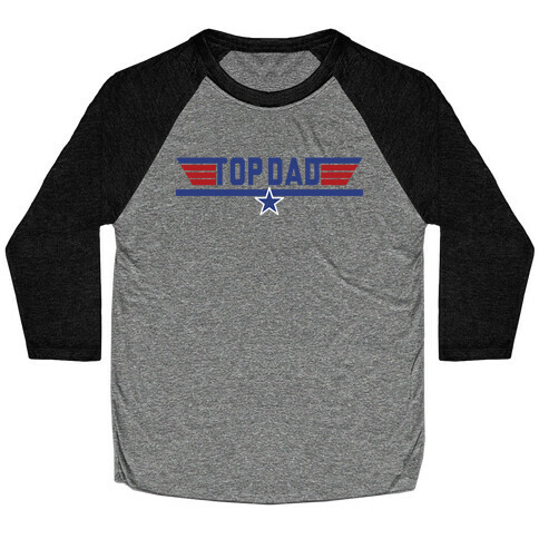 Top Dad Baseball Tee