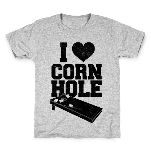 I Heart Cornhole Kids T-Shirt