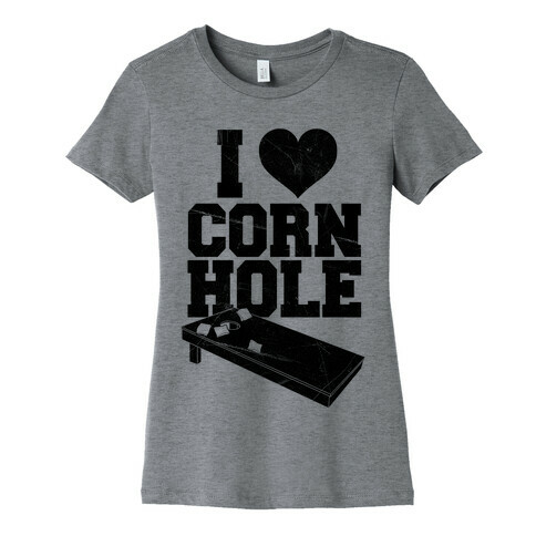 I Heart Cornhole Womens T-Shirt