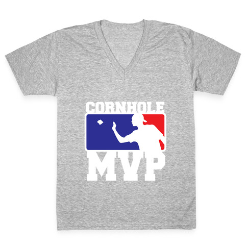 Cornhole MVP V-Neck Tee Shirt