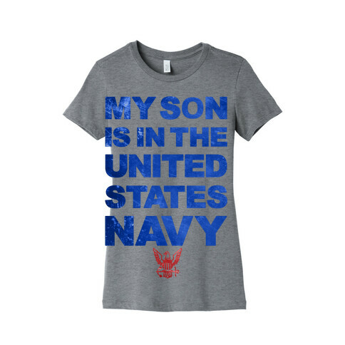 Navy Son Womens T-Shirt