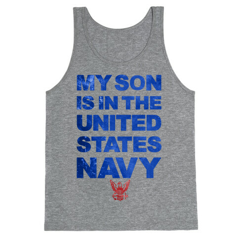 Navy Son Tank Top