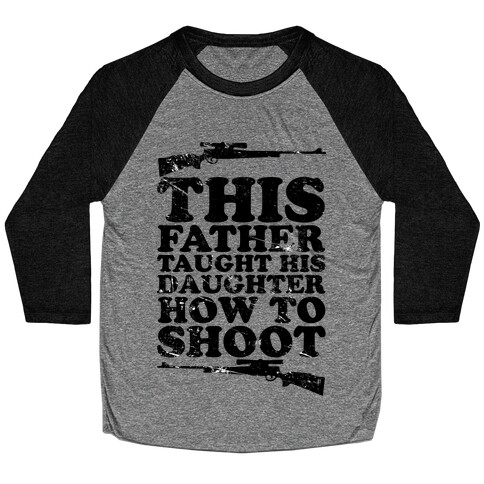 This Father Taught His Daughter How to Shoot Baseball Tee