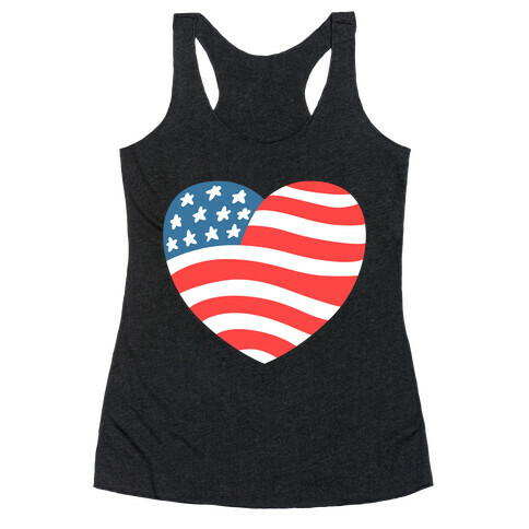 American Heart Racerback Tank Top