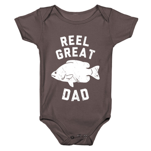 Reel Great Dad (White) Baby One-Piece