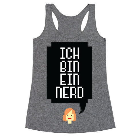 Ich Bin Ein Nerd Racerback Tank Top