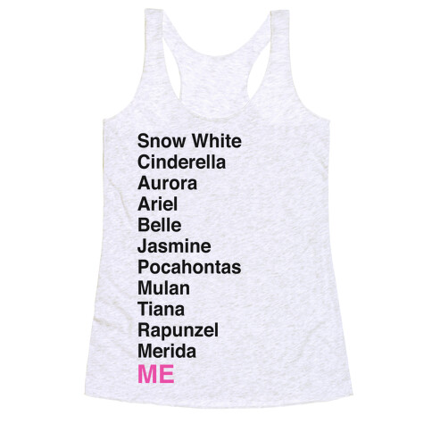 I'm the 12th Princess! Racerback Tank Top