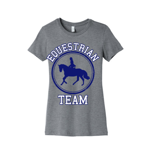 Equestrian Team (Blue) Womens T-Shirt