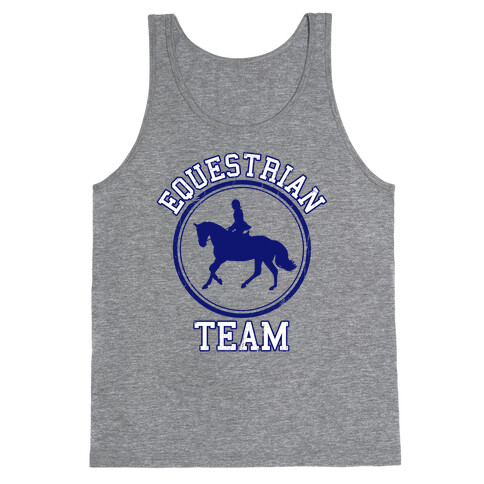 Equestrian Team (Blue) Tank Top