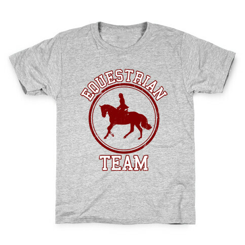 Equestrian Team (Red) Kids T-Shirt