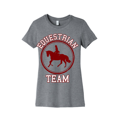 Equestrian Team (Red) Womens T-Shirt