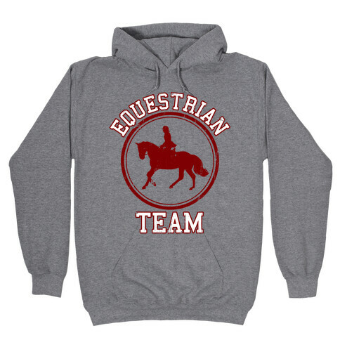 Equestrian Team (Red) Hooded Sweatshirt