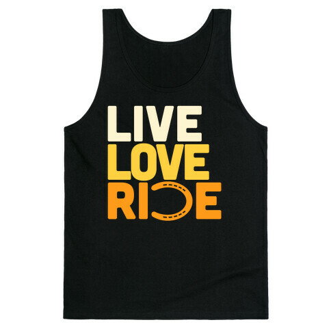 Live Love Ride (Horseshoe) Tank Top