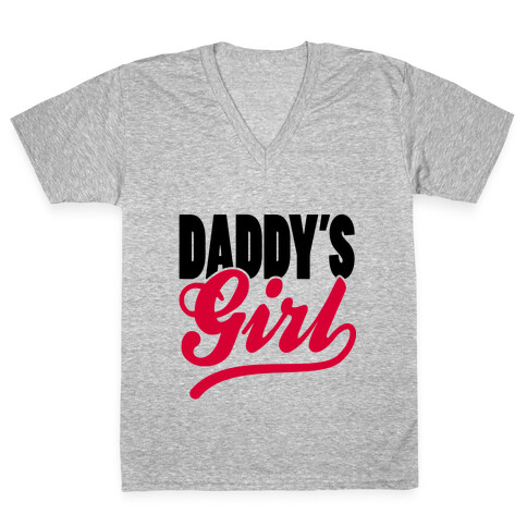 Daddy's Girl V-Neck Tee Shirt