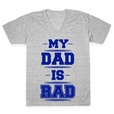 Rad Dad V-Neck Tee Shirt