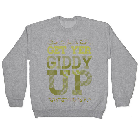 Get Yer Giddy Up (Tan) Pullover