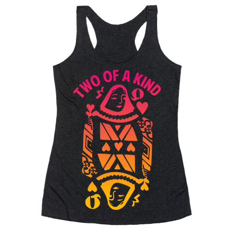 Two of A Kind Heart Racerback Tank Top