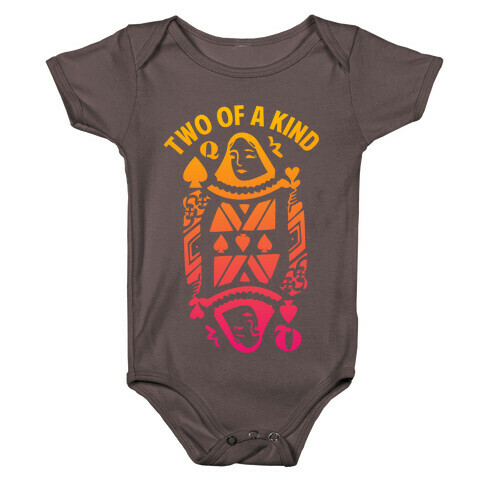 Two of a Kind Spade Baby One-Piece
