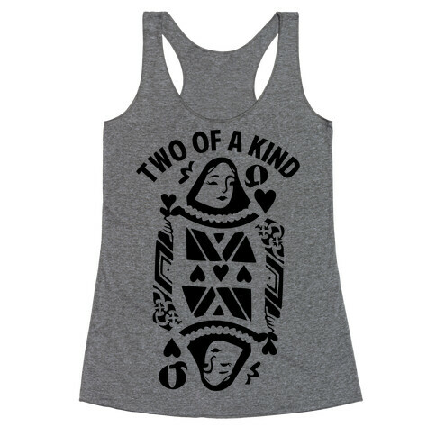 Two of a Kind Heart Racerback Tank Top