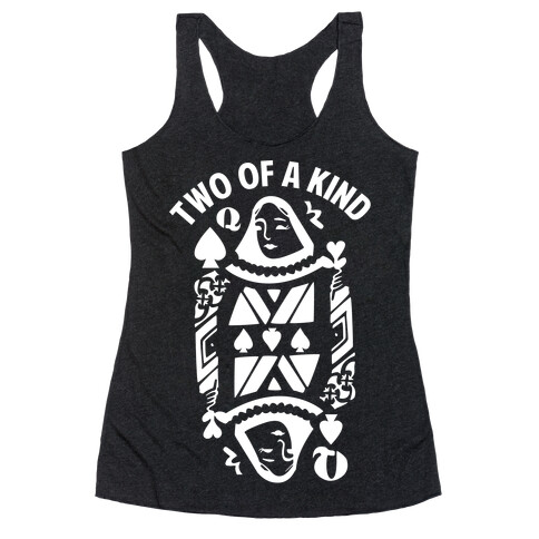 Two of a Kind Spade Racerback Tank Top