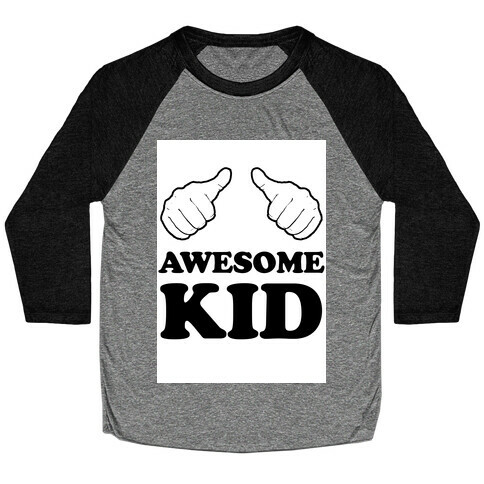 Awesome Kid Baseball Tee