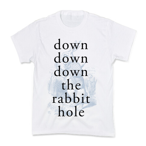 Wonderland Rabbit Kids T-Shirt